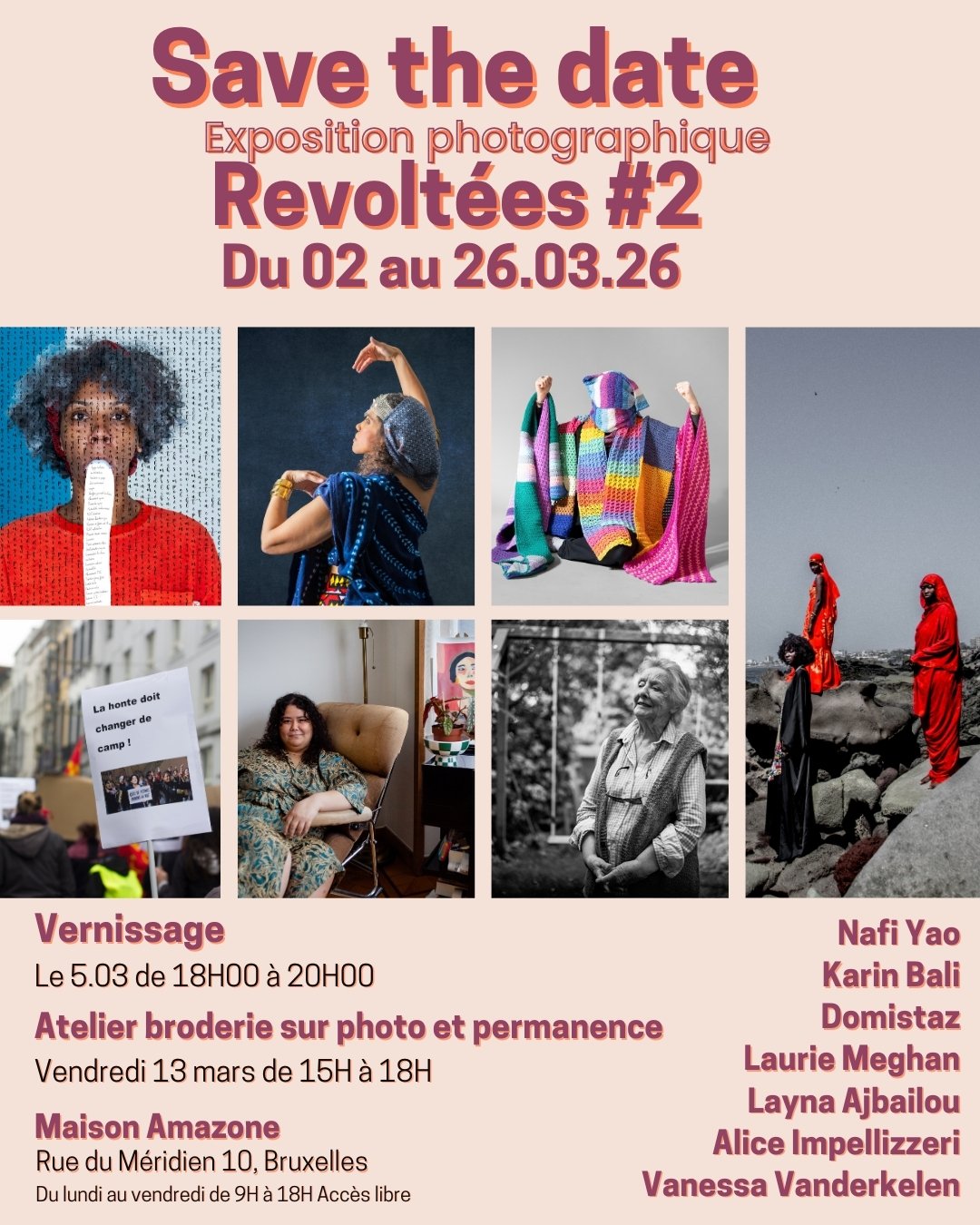 Collective exhibition “Révoltées”